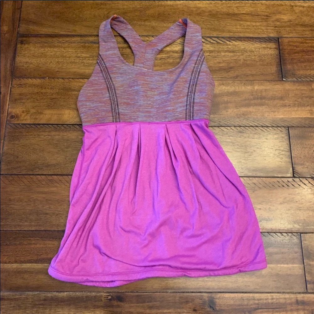 lululemon purple workout yoga top 4 - Picture 2 of 4